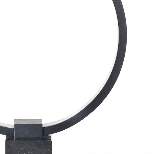 Črna namizna svetilka Tomasucci Ring, višina 37 cm-image-2