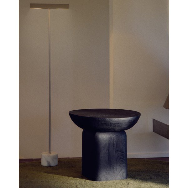 Stoječa svetilka v srebrni barvi (višina 121 cm) Lynor – Kave Home-image-2