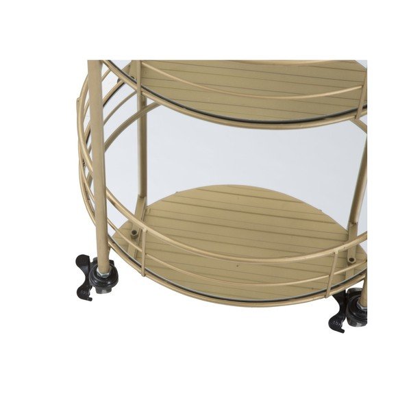 Zlat servirni voziček s tremi policami Mauro Ferretti Ronda-image-4