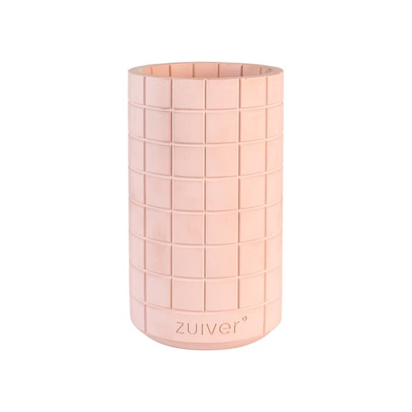 Svetlo rožnata betonska vaza Fajen – Zuiver