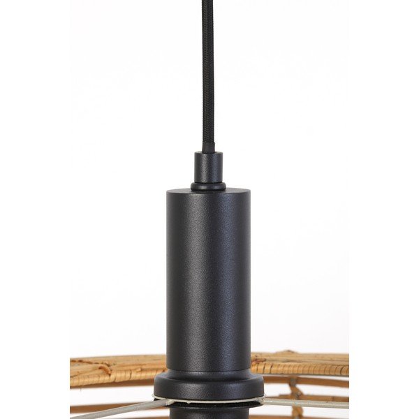 Stropna svetilka v naravni barvi s senčnikom iz ratana ø 50 cm Milan - Light & Living-image-4