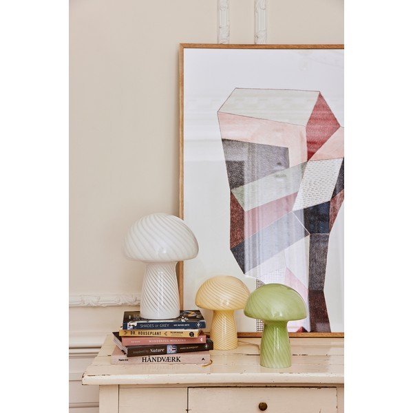 Rumena namizna svetilka Bahne & CO, višina 23 cm-image-1