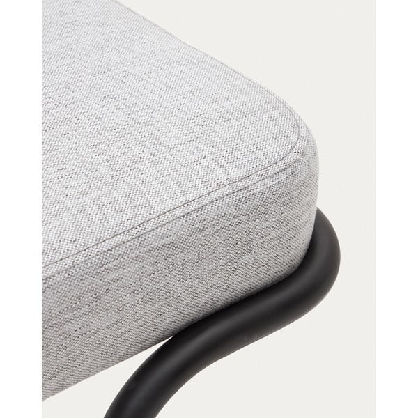 Svetlo siva klop Compo – Kave Home-image-3