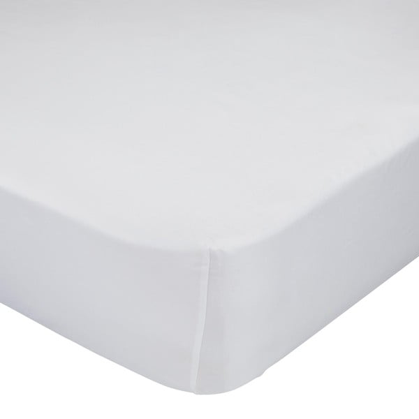 Happynois bela elastična rjuha, 60 x 120 cm