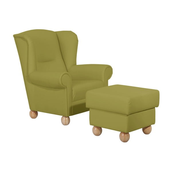 Max Winzer Monarch Green Ottoman-image-1