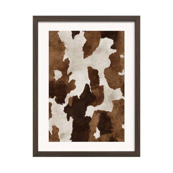 Tiskana slika z okvirjem 30x40 cm Cowhide – Styler