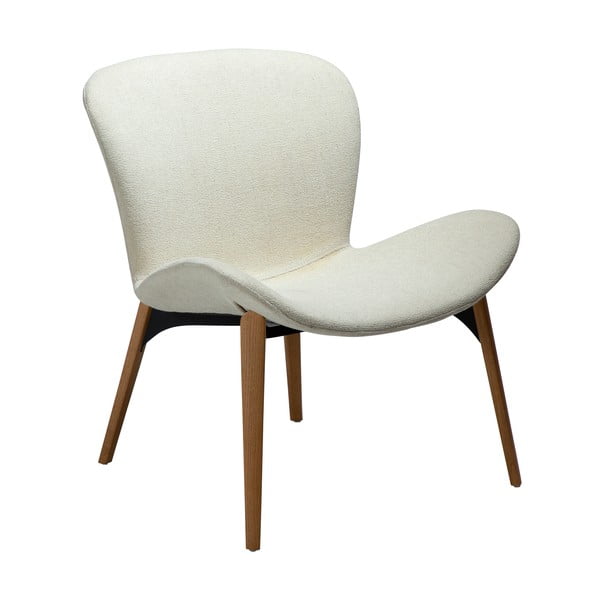 Kremno bel fotelj iz tkanine bouclé Paragon – DAN-FORM Denmark