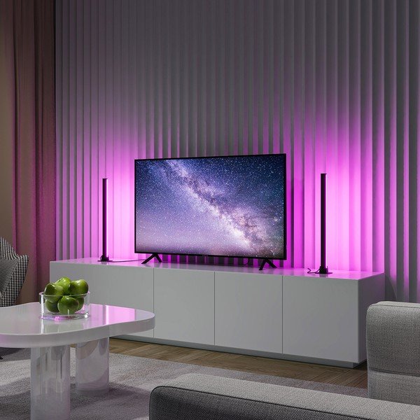 Črna kovinska LED namizna svetilka (višina 55 cm) Boy – Reality-image-1