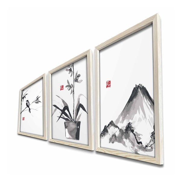 Slike v kompletu 3 ks 38x53 cm – Wallity-image-2