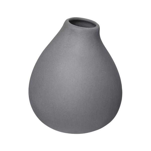 Temno sive porcelanaste vaze v kompletu 3 ks (višina 9 cm) Nona – Blomus-image-2