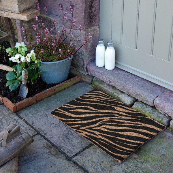 Predpražnik iz kokosovih vlaken 40x60 cm Zebra – Artsy Doormats-image-3