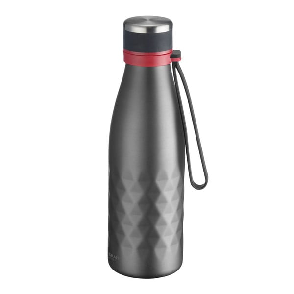 Siva steklenica za vodo iz silikona in nerjavečega jekla 550 ml Viva – Westmark-image-1