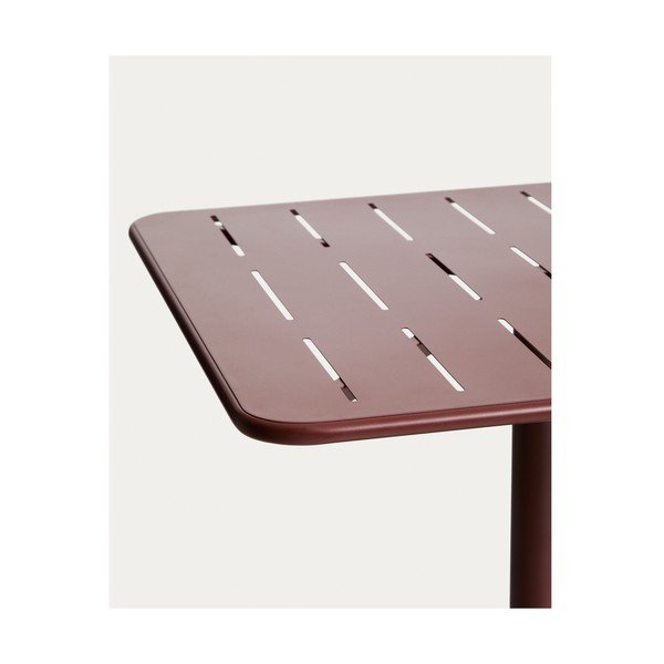 Jeklena vrtna miza 70x70 cm Brai – Kave Home-image-3