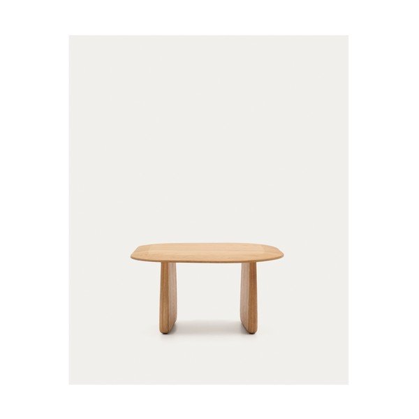 Stranska mizica iz masivnega hrasta 70x71 cm Pirita – Kave Home-image-2