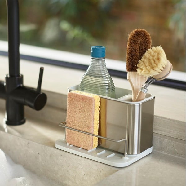 Kovinsko držalo za detergent v srebrni barvi Surface – Joseph Joseph-image-1