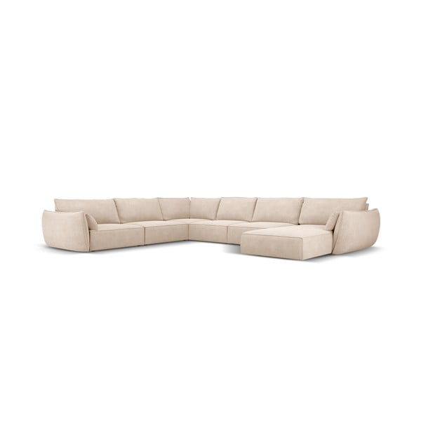 Bež kotni kavč (levi kot) Vanda - Mazzini Sofas-image-2