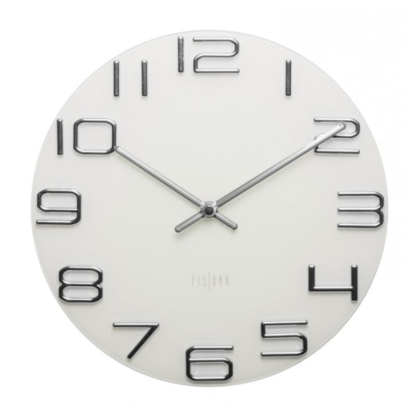 Številke ure srebrne barve, 30 cm