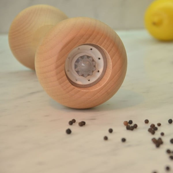 Mali črn mlinček za začimbe iz hrastovega lesa Wireworks Grinder-image-1