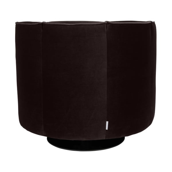 Črn fotelj Dutchbone Flower-image-3