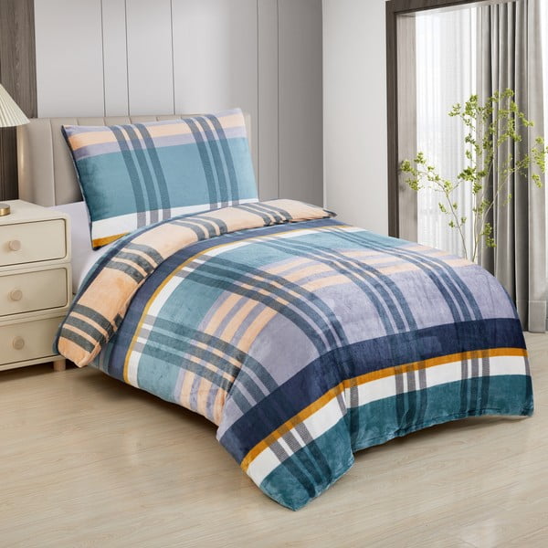 Enojna posteljnina iz mikropliša 140x200 cm Eugen – My House