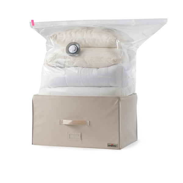 Komplet 2 škatel za shranjevanje oblačil z vakuumsko vrečo Compactor Family Trunks, 150 l-image-3