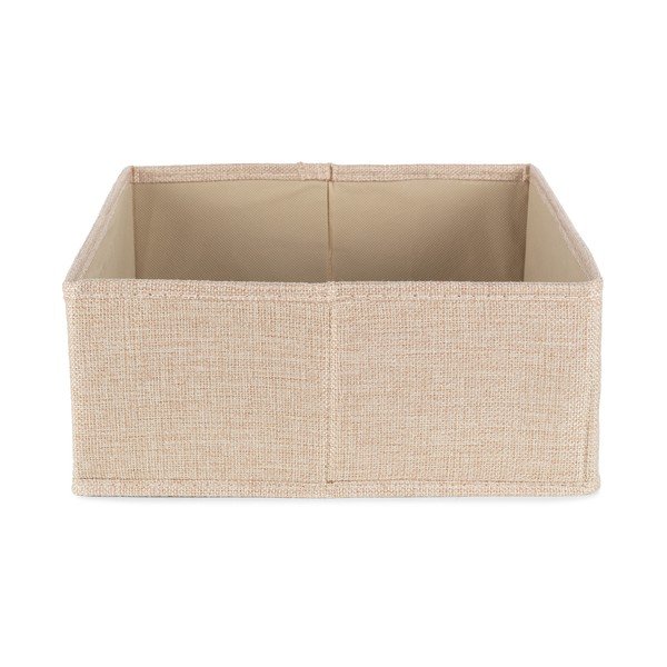 Bež tekstilna škatla za shranjevanje 28x12x12 cm Sandy – Compactor-image-4