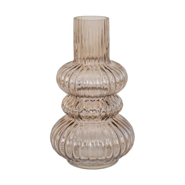 Rjava steklena ročno izdelana vaza – House Nordic