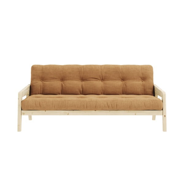 Oker rumen raztegljiv kavč 204 cm Grab Clear - Karup Design