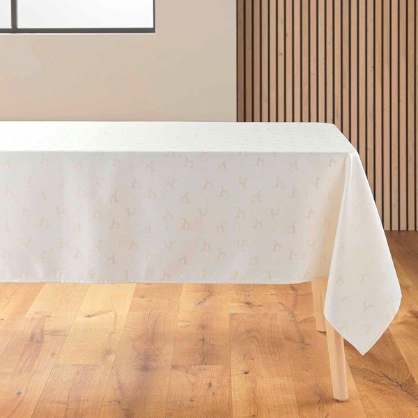 Namizni prt z božičnim motivom iz žakarja 140x250 cm Les Rennes – douceur d'intérieur-image-1