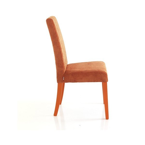 Komplet 2 oranžnih jedilnih stolov Tomasucci Mary-image-2