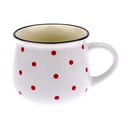Rdeča keramična skodelica 770 ml Happy Time – Dakls