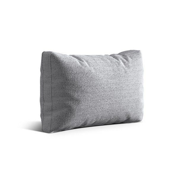 Svetlo siva okrasna blazina za sedežno garnituro iz tkanine bouclé Kemi – Cosmopolitan Design-image-1