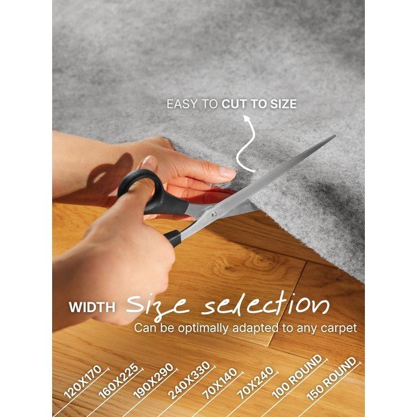 Protizdrsna podloga 160x225 cm Solid – Vikosa-image-4