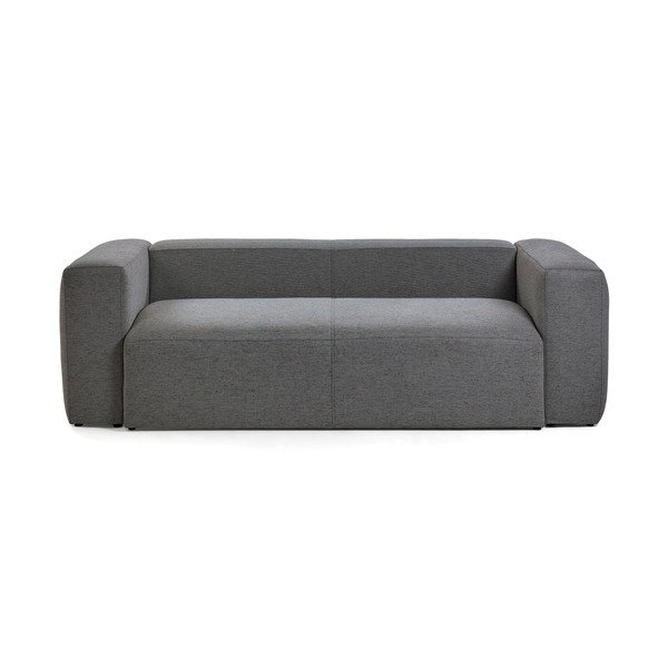 Temno siva zofa Kave Home Blok-image-2