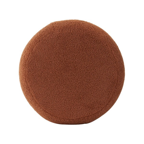 Oranžen tabure iz tkanine bouclé Kimi – Light & Living-image-2