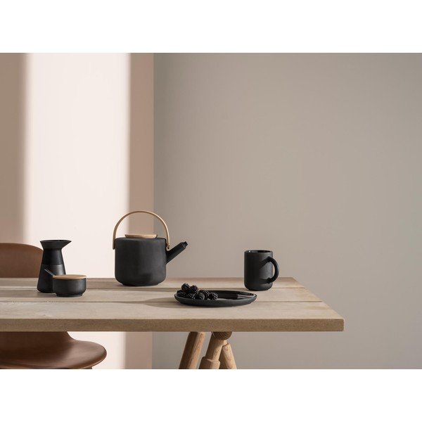 Črn čajnik iz kamenine 1,25 l Theo – Stelton-image-3