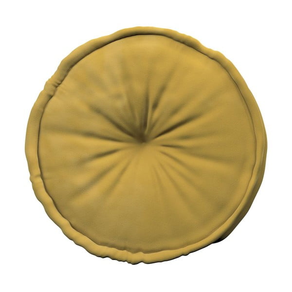 Vreča za sedenje Posh Velvet - Yellow Tipi-image-1