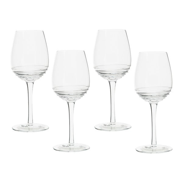 Komplet 4 ročno pihanih kozarcev za belo vino Creative Tops Mikasa Ciara