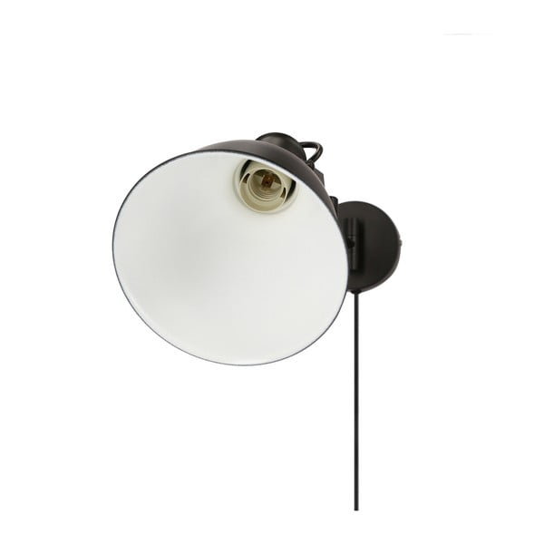 Črna kovinska stenska svetilka Espera - Candellux Lighting