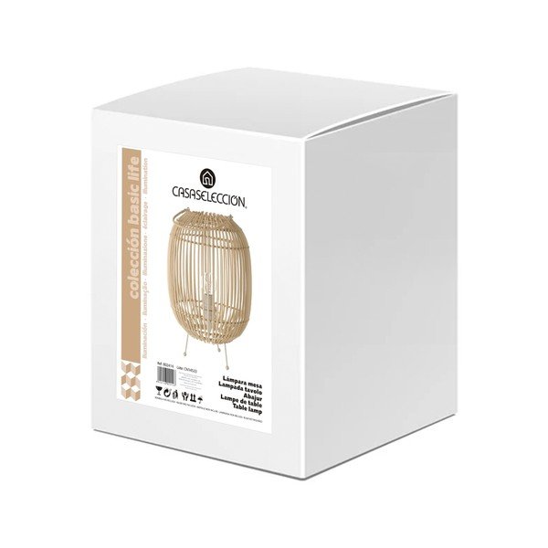 Namizna svetilka iz ratana v naravni barvi s senčnikom iz ratana (višina 30,5 cm) Natural Way – Casa Selección-image-4