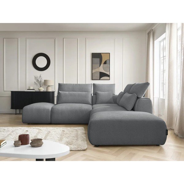 Temno siva nastavljiva kotna sedežna garnitura Jana – Bobochic Paris-image-4