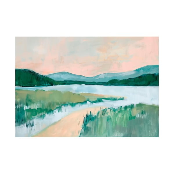 Slika 70x100 cm Gouache Lake – Styler