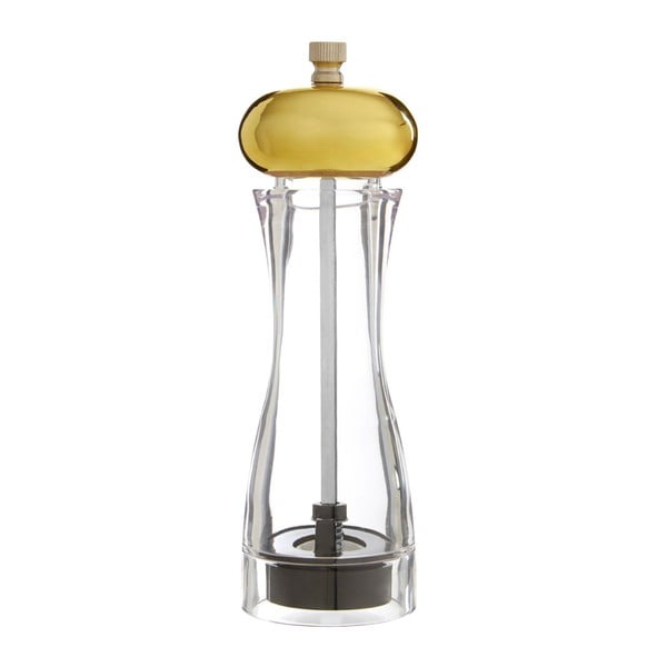 Majhen mlinček za sol ali poper z detajli v zlati barvi Premier Housewares Mill