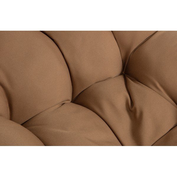 Rjav vrtni fotelj z vrtljivim sedežem iz ratana WOOOD Vive-image-1