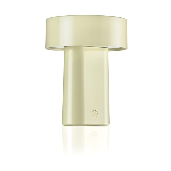 Svetlo zelena plastična LED namizna svetilka (višina 18 cm) Oblong – Zone