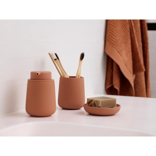 Oranžen lončen dozirnik za milo 250 ml Nova One – Zone-image-1