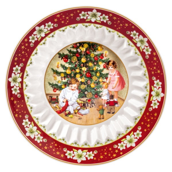 Porcelanasta skleda z božičnim motivom Villeroy&Boch, ø 16,8 cm