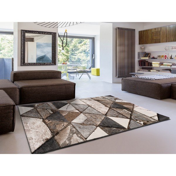 Rjava preproga Universal Istanbul Triangle, 60 x 120 cm-image-1