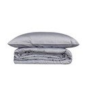 Podaljšana siva posteljnina za zakonsko posteljo iz bombažnega satena 240x220 cm Elegant – Mijolnir