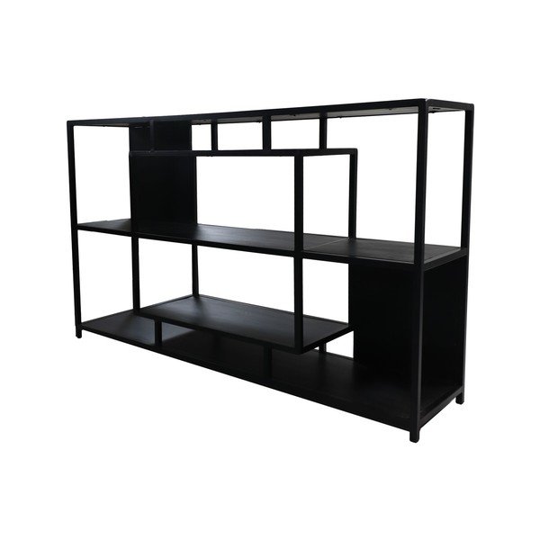 Črna polica iz mangovega lesa 150x90 cm - HSM collection-image-1